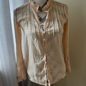 Faherty Willa Blouse XS NWOT
